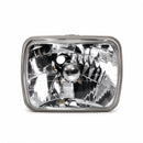 7x5 Inch Square Head Light Glass Lens Set Suitable for Jeep CJ5 CJ7 Wrangler - ZT2