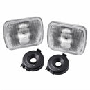 7 Inch Round Semi Sealed Head Light Set Suitable for Chevrolet C10 Ford F-100 - BD1