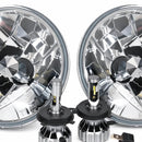 7 Inch Round Headlight Assembly with H4 LED Globes Suitable for Universal Models - XQ1