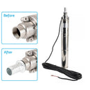 3 inch  48V 750W Deep Well Solar Submersible Bore Hole Water Pump With 15M Line
