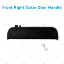 Pair LH+RH FRONT Outer Door Handle Suitable For Toyota Starlet EP91 96~99 Black