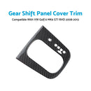 Carbon Gear Shift Panel Cover Trim Suitable For VW Golf 6 MK6 GTI RHD 2008-2013