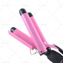 25mm Hair Curler Ceramic Triple Barrel Curling Iron Wave Waver Wand Salon Styler