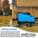 Stainless Steel Sewer Jetter Nozzle For Pressure Washer w/1/4 inch Connect for Drain