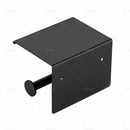 2x Stainless Steel Paper Toilet Roll Holder Storage Hook + Phone Shelf Bathroom