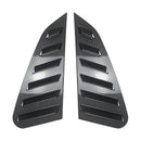 2x Carbon Fiber Style Rear Quarter Window Louvers Suitable For Subaru WRX 11-14