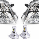 Head Light AM With Park Light Hole LED Globes Set Suitable for Holden Rodeo RA - XQ1