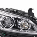 Headlight Assembly Chrome with LED Globes Suitable for Mitsubishi Lancer CH - XQ1