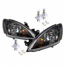 Head Light Assembly Black with LED Globes Suitable for Mitsubishi Lancer CH - BD2