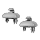 2PCS Sun Visor Clip Holder Hook Bracket Suitable for Audi A3 A4 Q3 Q5 TT Grey