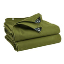 3 Sizes Army Heavy Duty Waterproof Canvas Tarp Tarpaulin Sun Blocked Dustproof