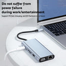 11in1 USB-C Type C HDMI USB 3.0 HUB Adapter Compatible with MacBook Pro iPad Pro