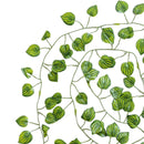 12x2M Green Plastic Leaf Foliage Artificial Ivy Suitable For Decorating Homes 12x2M Green Plastic Leaves