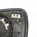 Left Mirror Glass Suitable for Holden Barina 2011-ONWARD Heated Convex With Base