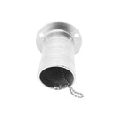 Keyless Water Deck Fill/Filler 1.5 inch  Polished 316 Stainless Steel For Marine Boat
