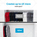 30PCS Closet Clothes Hanger Connector Hook Closet Space Organizer Space Saving