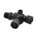NMEA2000 5 Pins T Connector for Garmin Lowrance Simrad B&G Navico Networks Black