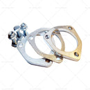 Universal Exhaust Flange Plate Set Stainless Steel 76mm - 3 inch  111mm 9mm