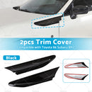 Black Car Side Fender Fin Vent Trim Suitable For Toyota 86 Subaru BRZ 2012-2020