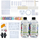 Epoxy Resin 1:1 AB Kit Craft Coating UV Color Pigment Paste Liquid Silicone Mold