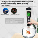 Portable 4 In 1 Hydrogen-Rich Test Pen PH/ORP/TEMP Water Quality Meter Tester
