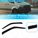 2pcs Weather shields Weathershields Suitable for Mercedes Benz Sprinter 2006-on