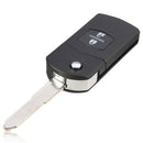 1 Piece 2-Buttons Car key case cover key Shell Suitable For Mazda 3 5 6 RX7 RX8 BT50