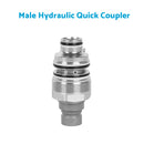 Male & Female Hydraulic Quick Connect Coupler Fits For Bobcat Loaders Excavator