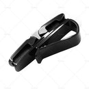 2X Luxury Car Sunglasses Holder Car Visor Sunglasses Clip Sun Ticket Card Hold
