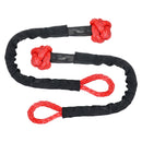 Recovery Ring Snatch Block Pulley 37479lbs & Soft Shackle Tow Winch Rope Straps