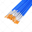 50-200pcs Flat Paint Brushes Small Brush Bulk for Detail Painting Craft Art Gift