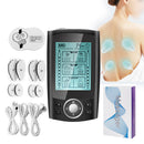 Dual Channel TENS Machine Unit Body Pain Relief Massager Device +8 Pads Physio