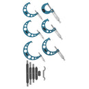 6x Precision Outside Micrometers 0-150mm Suitable For Machinist ¡§C Carbide 0.01mm