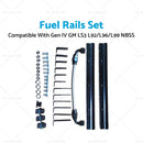 Intake Manifold Fuel Rail Set Suitable for LS3 L92/L96/L99 NBSS Engine Gen IV GM