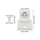 Door Window Glass Track Clip Fit Isuzu D-Max Holden Colorado Rodeo 2 Pair L + R