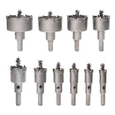 TCT Carbide Tip Hole Saw Carbide Metal Drill Bit Stainless Steel Cutter 16-53mm
