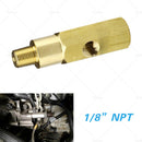Oil Pressure Gauge Adapter 1/8 inch  NPT Male/Female Thread with 1/8 inch  NPT