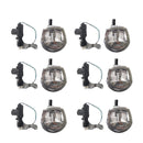 6 Set Chrome Power Operated Recessed Folding Whale Tail T-Lock Handle Toolbox
