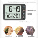 Small Mini Digital Clock Temperature ?? Alarm Travel LCD LED Battery Black White