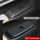 4Pcs Window Lift Panel Trim ABS Carbon Fiber Suitable for Prado LC250 2024 2025