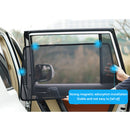 6x Foldable Window Mesh Sun Shades Suitable For Toyota Prado 120 2003-2009