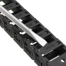 Drag Chain Cable Carrier Open Type with End Connectors 10mmX20mm 1Meter Plastic