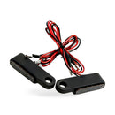 2X Black Motorcycle LED Mini Turn Signal Blinker Light Amber For Harley Davidson