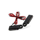 2X Black Motorcycle LED Mini Turn Signal Blinker Light Amber For Harley Davidson