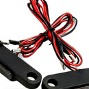 2X Black Motorcycle LED Mini Turn Signal Blinker Light Amber For Harley Davidson