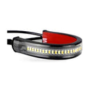 2X LED Universal Motorcycle Fork Turn Signal Indicator Blinker Amber Light Strip