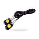4x Mini Amber Motorcycle Indicators LED Turn Signal Light Blinkers Universal 12V