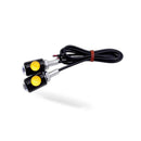 4x Mini Amber Motorcycle Indicators LED Turn Signal Light Blinkers Universal 12V
