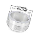 2 inch  Aluminium Alloy-Weld On Filler Neck And Cap Oil-Fuel Water Tank Sliver