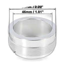 2 inch  Aluminium Alloy-Weld On Filler Neck And Cap Oil-Fuel Water Tank Sliver